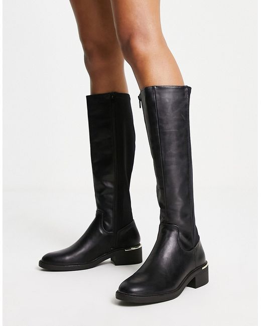 New Look flat riding boots in