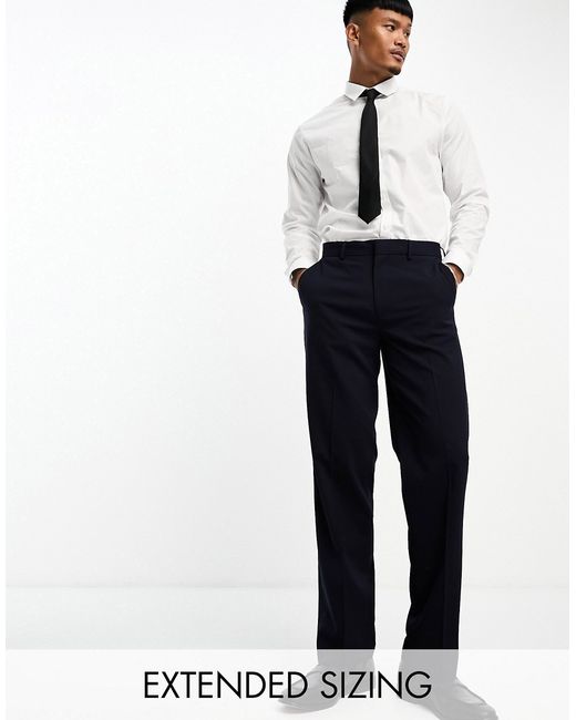 Asos Design straight suit pants in
