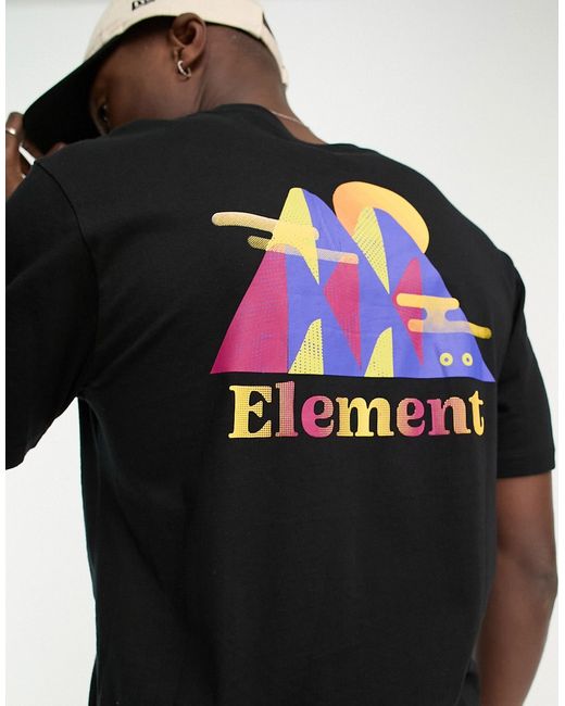 Element back print hills t-shirt in