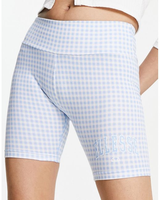 Ellesse Azzolino shorts in gingham check