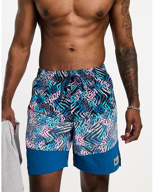 Nike Swimming Icon Volley 7 inch printed swim shorts in