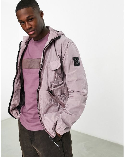 Marshall Artist scudo krinkle nylon jacket in dark