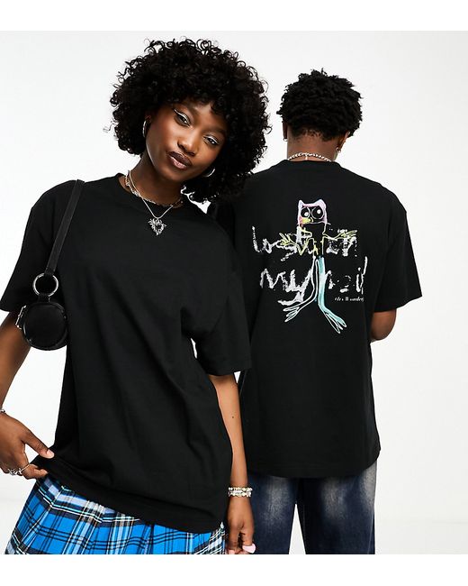 Weekday oversized graphic t-shirt in exclusive to