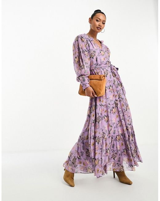Other Stories tiered maxi dress in floral