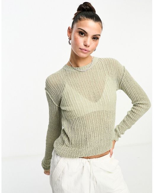 Weekday Ada lightweight knit sweater in
