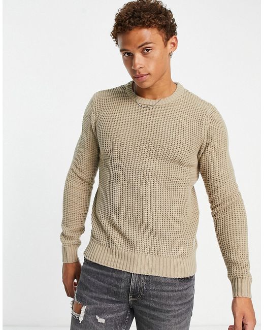 Jack & Jones Essentials chunky knit sweater in