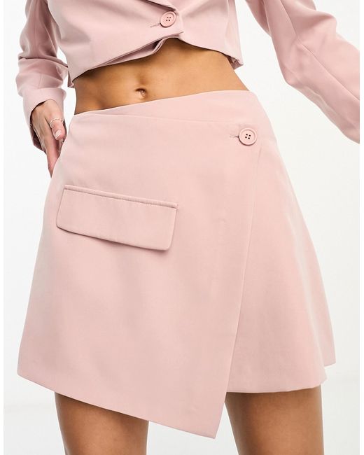 Asos Design wrap utility skirt in part of a set