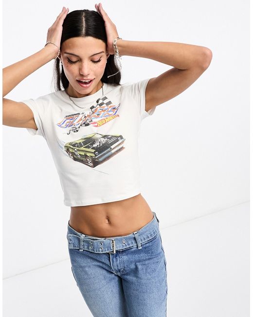 GUESS Originals hot wheels cropped tee in