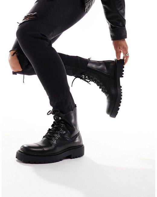 Pull & Bear military boot in
