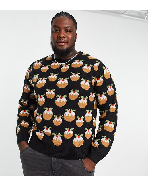 Another Influence Plus pudding Christmas sweater in