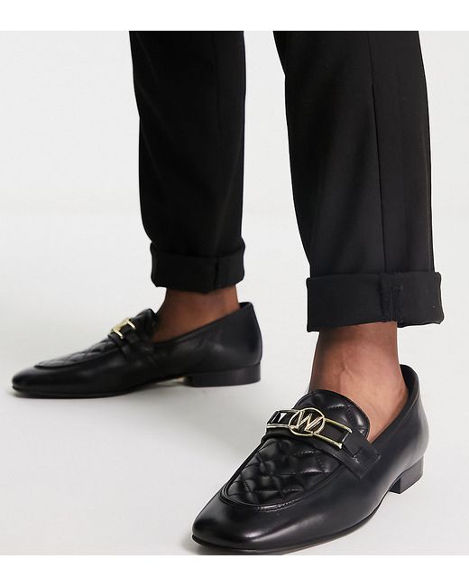 Walk London woody quilted loafers in velvet