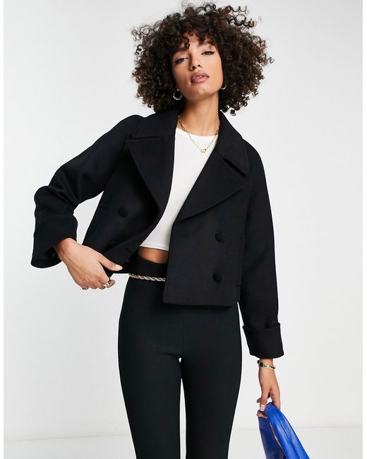 Other Stories wool blend short jacket in