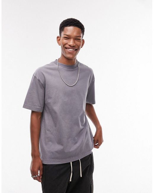 Topman oversized fit T-shirt in washed