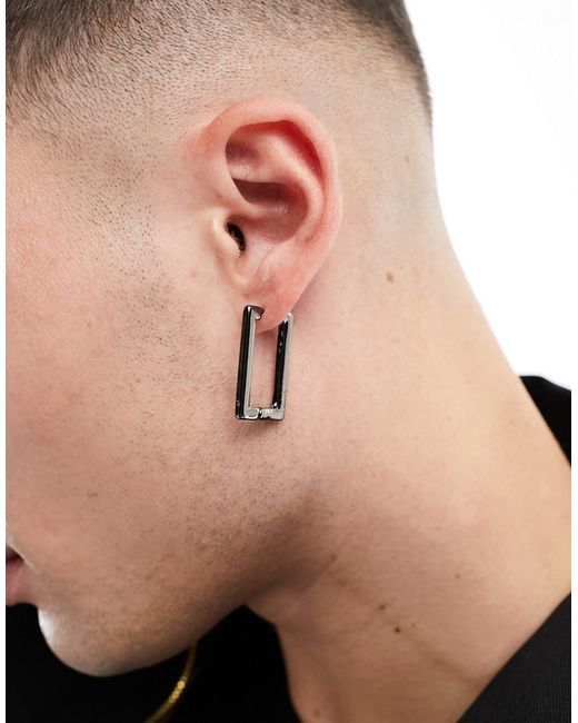 Svnx matte rectangle earrings