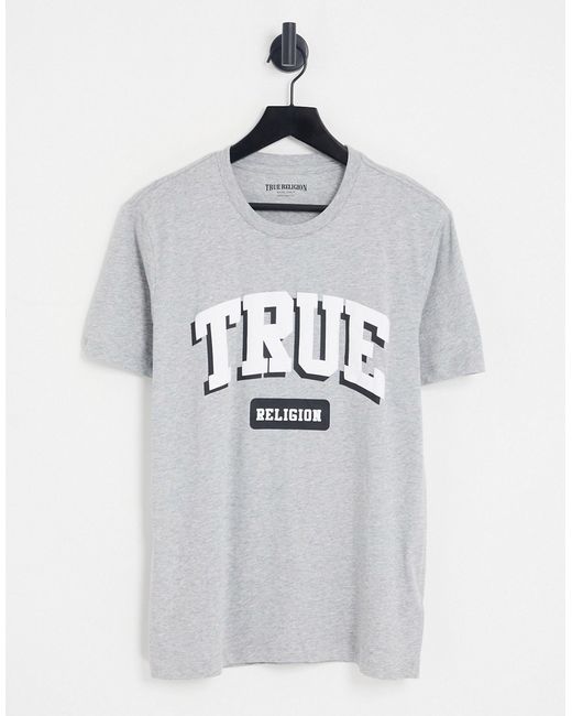 True Religion logo arch t-shirt in
