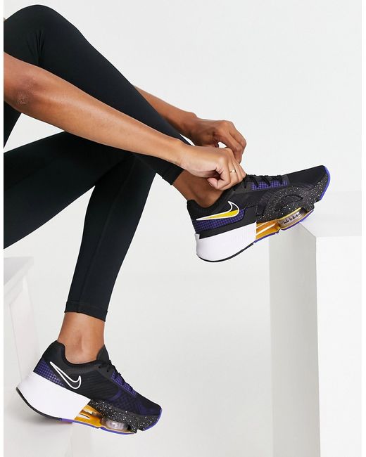 Nike Training Air Zoom SuperRep 3 sneakers in black-