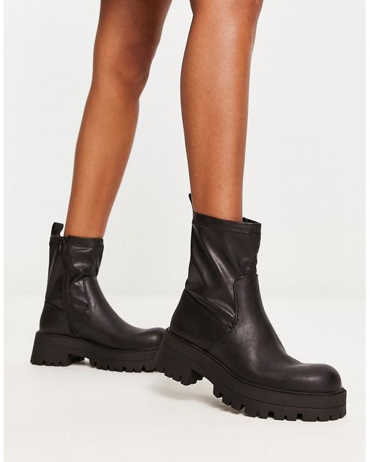 Pull & Bear chunky ankle boots in