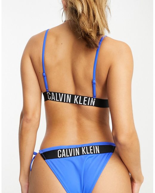 Calvin Klein string side bikini bottoms in