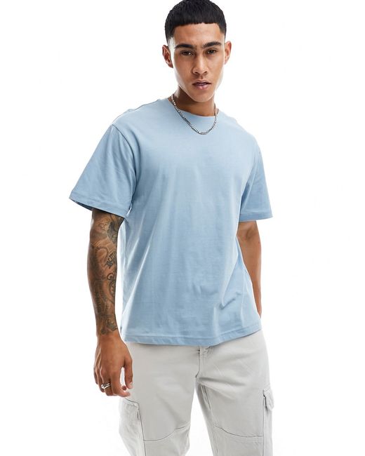 Only & Sons relaxed t-shirt in light gray-