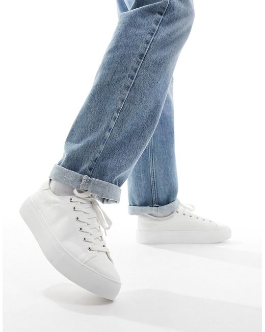River Island canvas sneakers in