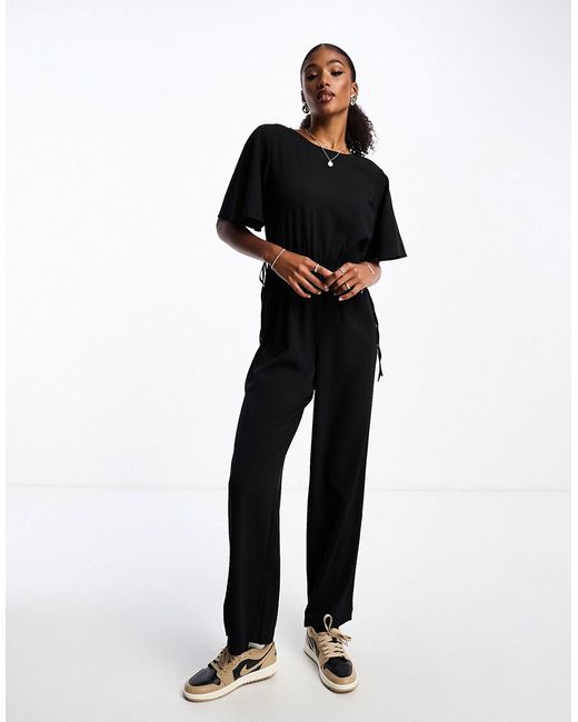 Monki relaxed jumpsuit in