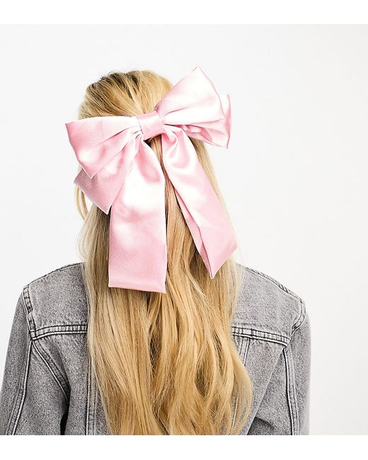 Reclaimed Vintage oversized bow hair clip in