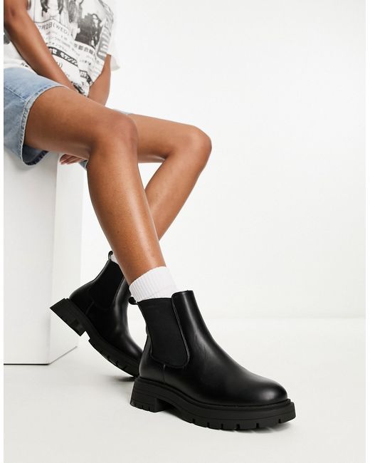 Asos Design Adjust chunky chelsea boots in