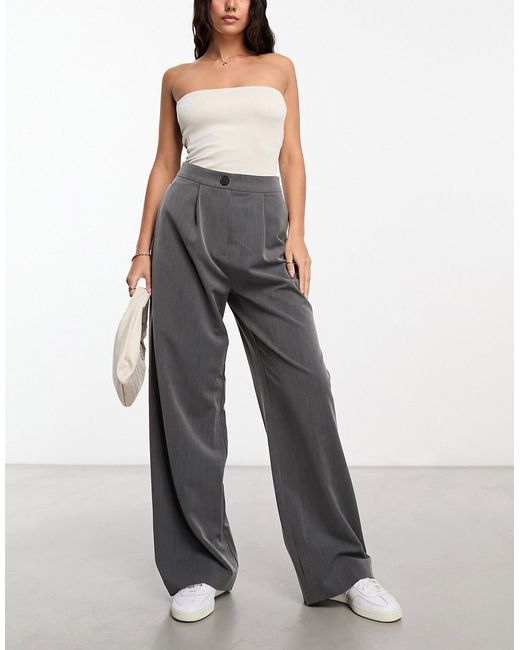 Asos Design relaxed dad pants in