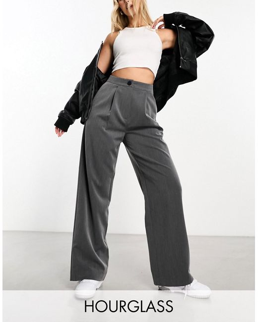 Asos Design Hourglass relaxed dad pants in
