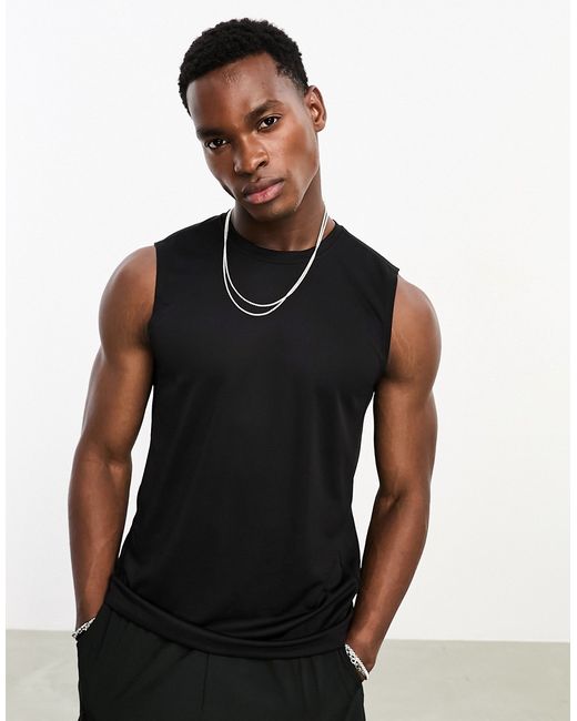 Asos 4505 icon training sleeveless tank top with quick dry in