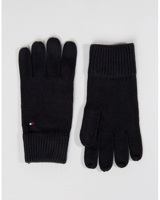 Tommy Hilfiger Cashmere Mix Gloves In