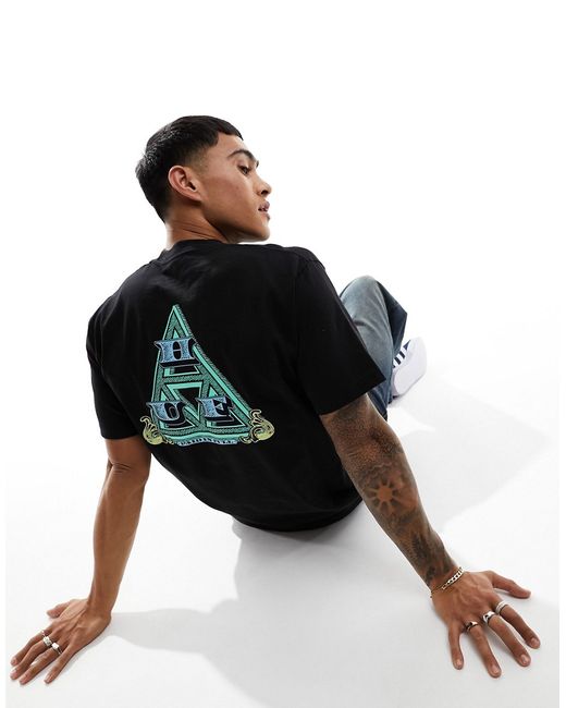 Huf paid full T-shirt with chest and back print