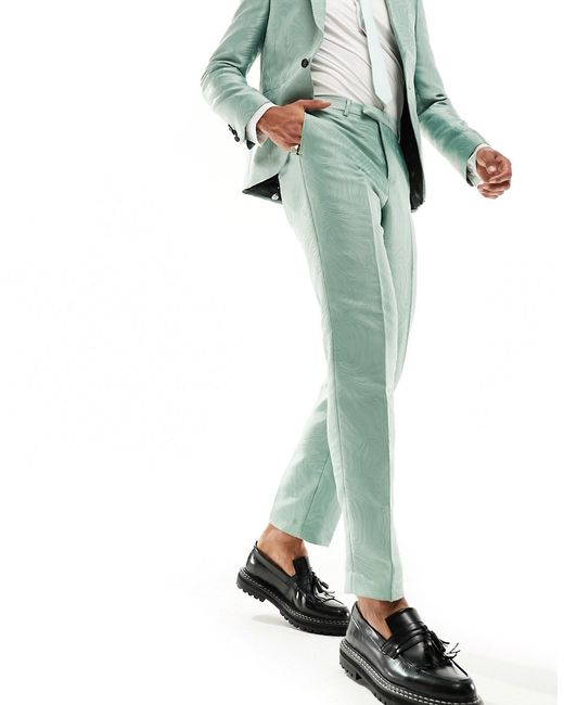 Twisted Tailor gordimer suit pants sage
