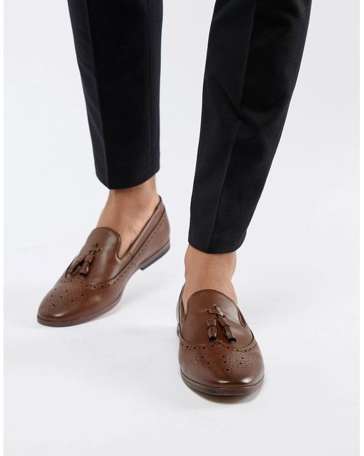 New Look Faux Leather Loafers With Embossed Detail In