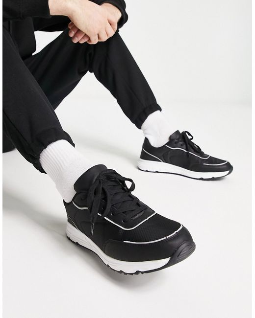 New Look chunky paneled sneakers