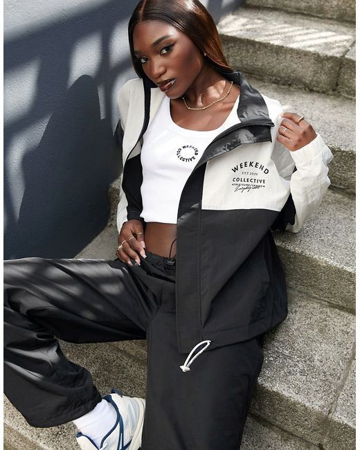 ASOS Weekend Collective track jacket and