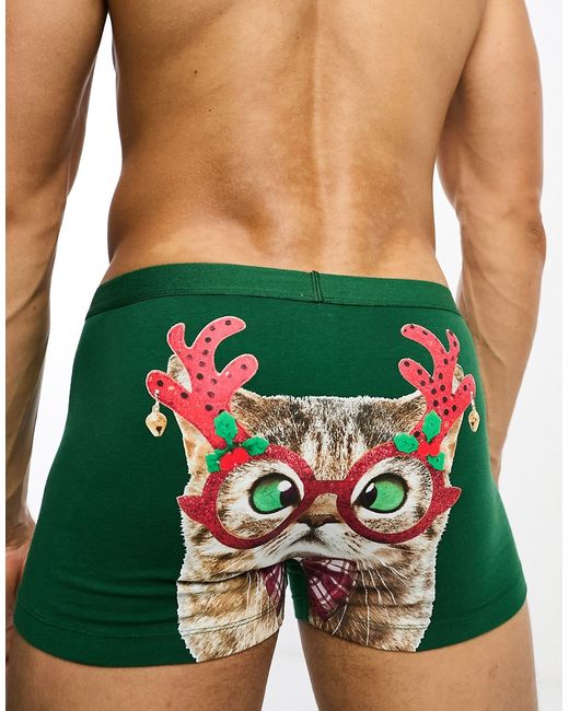 Asos Design Christmas cat trunks