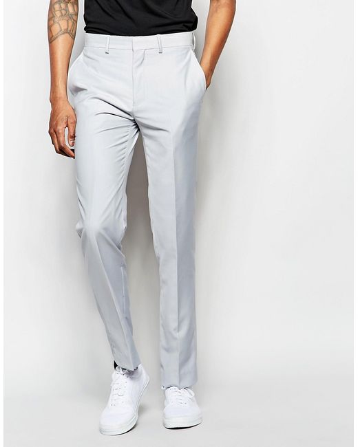 French Connection Cotton Satin Wedding Suit Trousers