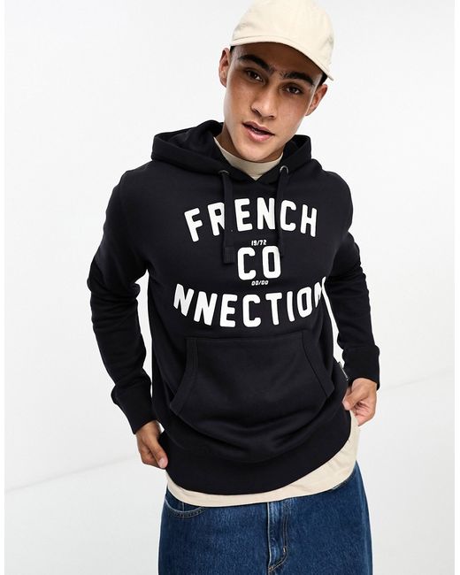 French Connection logo hoodie