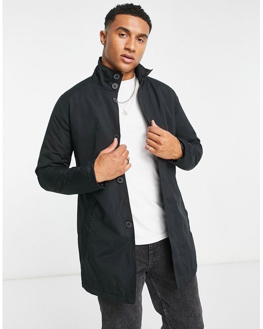 French Connection lined funnel neck trench jacket
