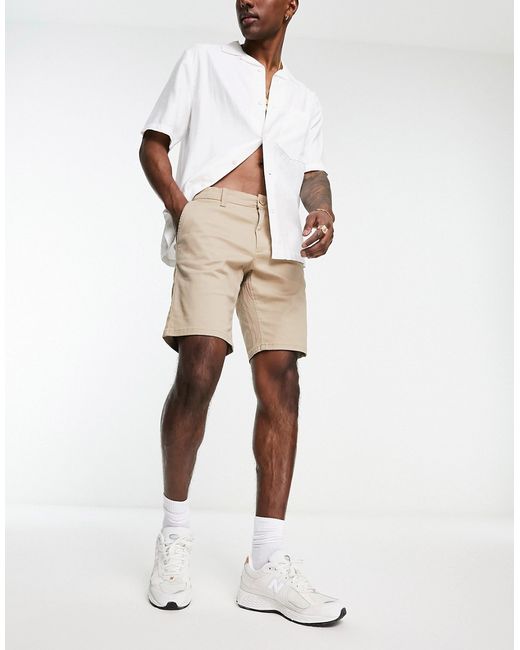 Only & Sons slim fit chino short light