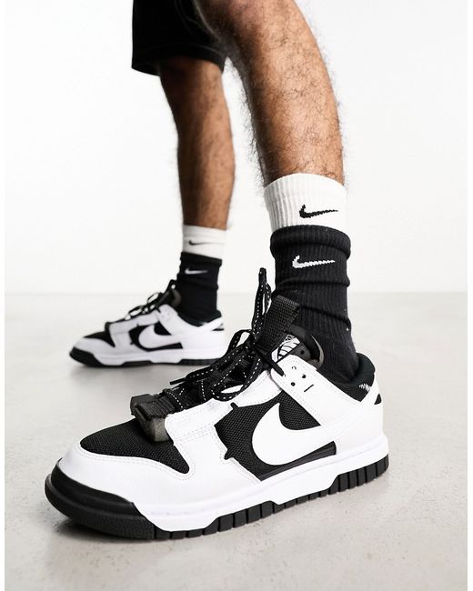 Nike Air Dunk Jumbo sneakers and white