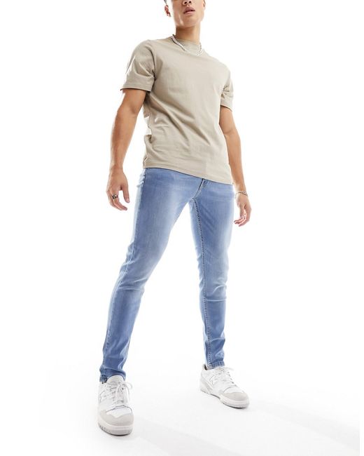 Don't Think Twice DTT stretch skinny fit jeans light
