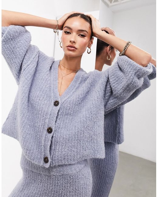 ASOS Edition chunky knitted cardigan