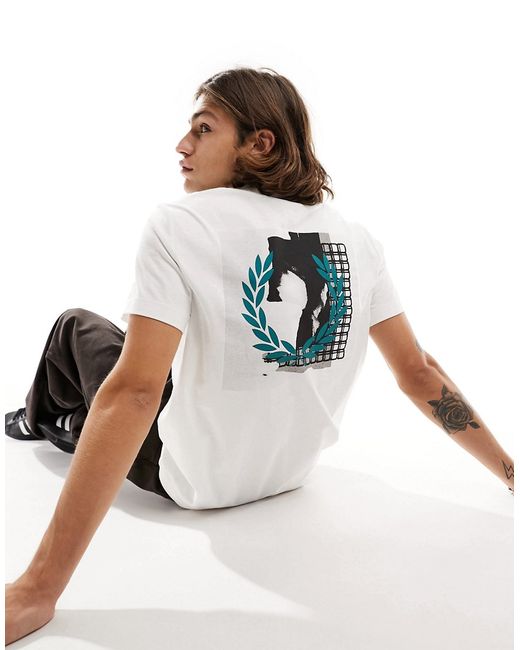 Fred Perry graphic back print t-shirt