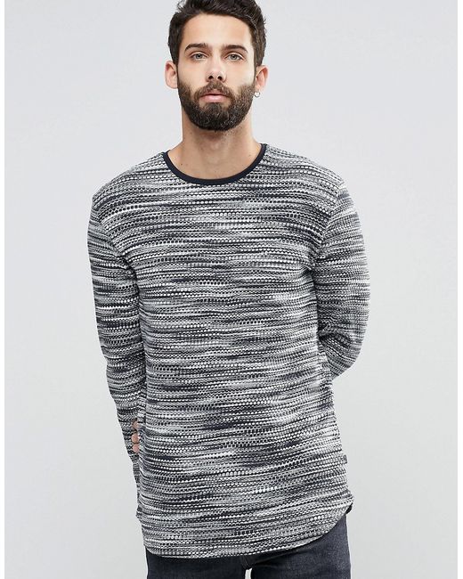 Only & Sons Textured Knitted Crew Neck Dress