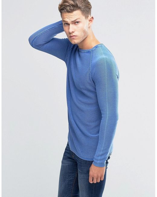 United Colors of Benetton Ribbed Jumper with Crew Neck