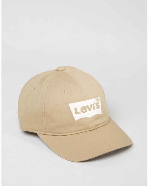 Levi's Levis Batwing Baseball Cap In Stone