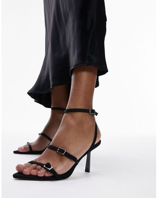 TopShop Isabelle strappy heeled sandals with buckle detail