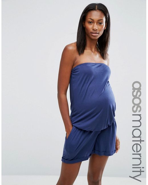 ASOS Maternity BandeauPlaysuit